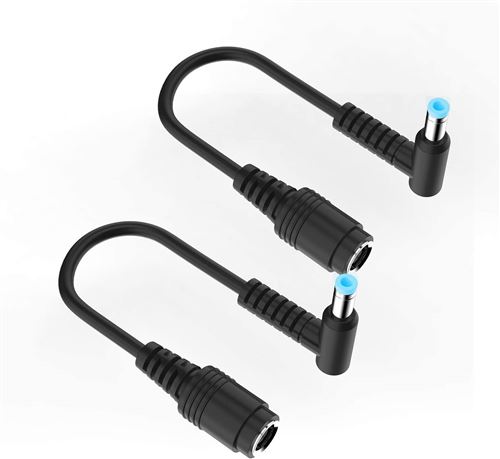 1 01 Sur New Pow Pointe Adaptateur Hp Connecteur Convertisseur 7 4 5 0 Mm Au 4 5 3 0 Mm Pour Hp Stream Spectre Pavilion Envy Elitebook Split Chromebook Dc Dongle Pour Ordinateur Portable Hp Adaptateur Lot