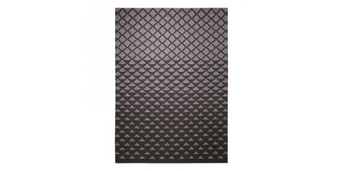 Tapis design Wanda noir et gris Esprit motif Géométrique 160x230