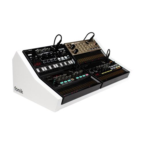 Fonik Audio Innovations support pour 4x Korg Volca, blanc