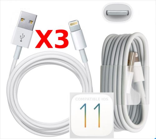 X3 Cable Usb pour Iphone 6 /6S / 6Plus / 6SPlus PACK X3 Little Boutik®