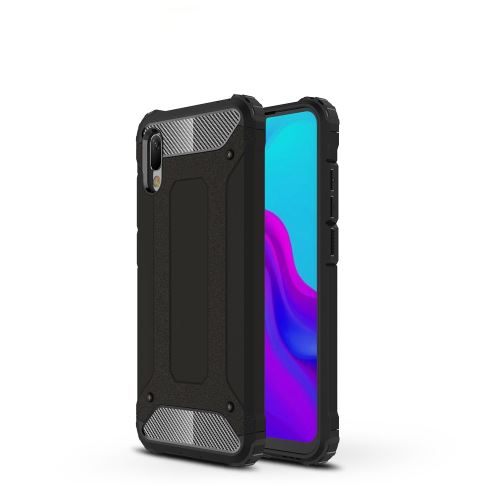 Coque en TPU armure de protection hybride noir pour votre Huawei Y6 Pro (2019)