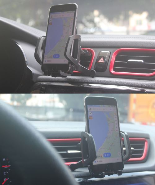 Support téléphone voiture aimant grille d'aération 360 degrés
