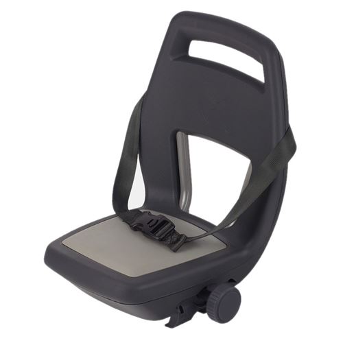 Qibbel Siège de vélo derrière Junior 6+ gris