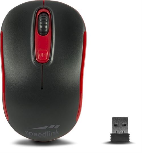 Souris Speedlink Ceptica Noir & Rouge - Sans fil