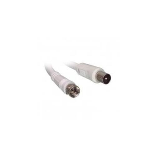 LINEAIRE TVSATE Câble antenne fiche F mâle / mâle 3m00