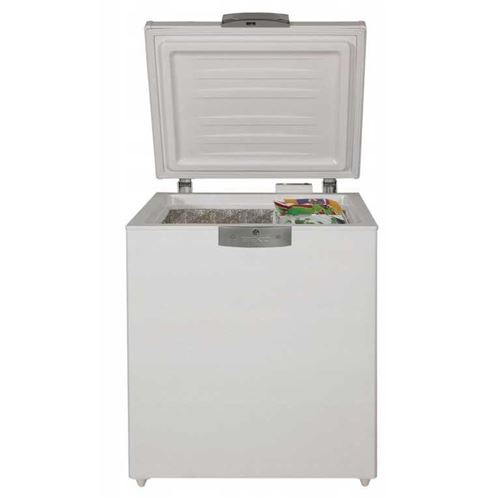 Beko HS221530N - Congélateur coffre - pose libre - largeur : 75 cm - profondeur : 67.5 cm - hauteur : 91 cm - 205 litres - classe A+ - blanc