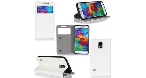 Samsung Galaxy S5 blanc avec fenêtre