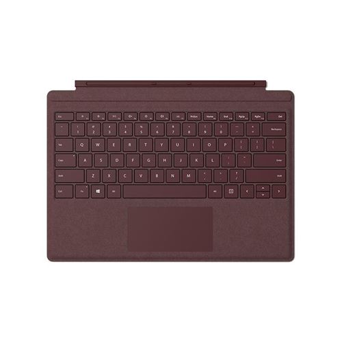 Microsoft Surface Pro Signature Type Cover Clavier avec trackpad, accéléromètre italien rouge bourgogne commercial pour Surface…
