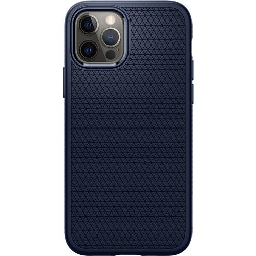 Spigen Liquid Air Apple iPhone 12/12 Pro étui téléphone mobile (Navy Blue) ACS02250