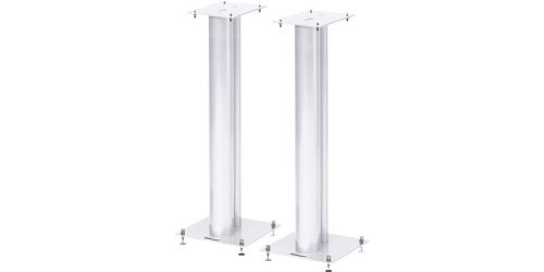 Norstone Stylum 3 Blanc Laqué - Paire de Pieds d'Enceintes de 80cm