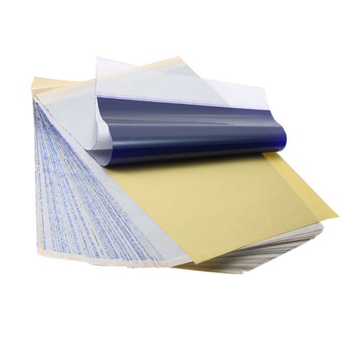 100 Pcs Tattoo Stencil Transfert Copieur Feuilles de Papier A4 Carbone Tracing Thermique BT049