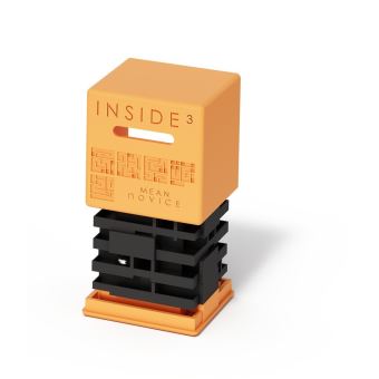 Jeu de société Inside3 Cube Labyrinthe Mean Novice Orange