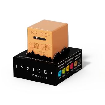 Jeu de société Inside3 Cube Labyrinthe Mean Novice Orange