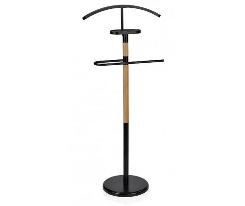 Valet de Nuit en Bois Noir