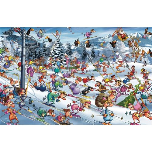 Puzzle RUYER SKI DE NOEL PIATNIK Multicolore