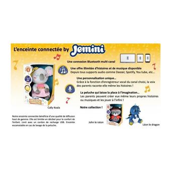 Jouet musical Jemini Cally Mimi Koala avec enceinte connectée 21 cm