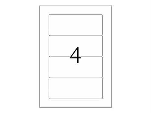 Herma herma etiquette dos de classeurs special, 157 x 61 mm, blanc noir 