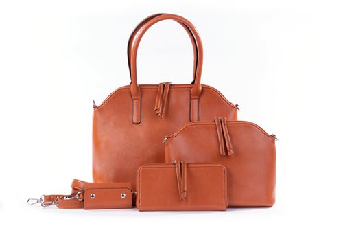 Set De 4 valises NO NAME Arum Camel en PVC