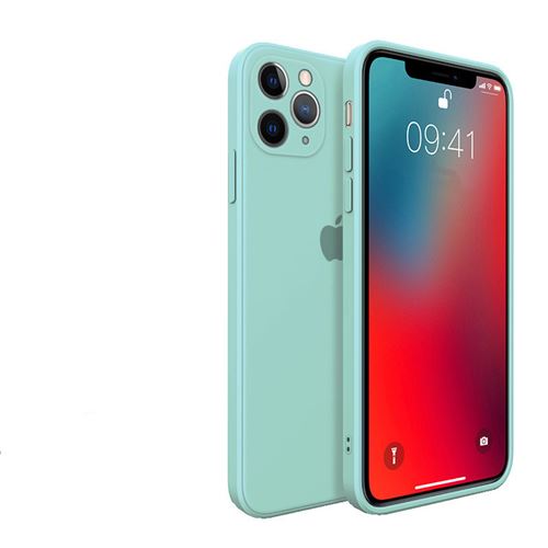 Coque En Silicone Liquide Apple - Vert clair pour iPhone12 mini
