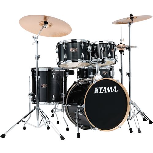 Tama IE58H6W Imperialstar Hairline Black batterie 5 pièces