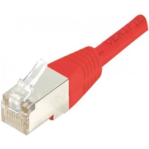 Cordon Patch RJ45 FTP CAT5e Rouge - 1 M