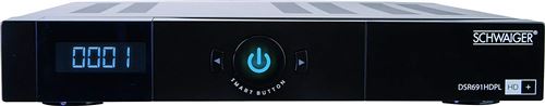 Schwaiger DSR691HDPL Full-HD Satelliten Receiver inkl. HD+ Karte für 6 Monate und Thimeshift Funktion