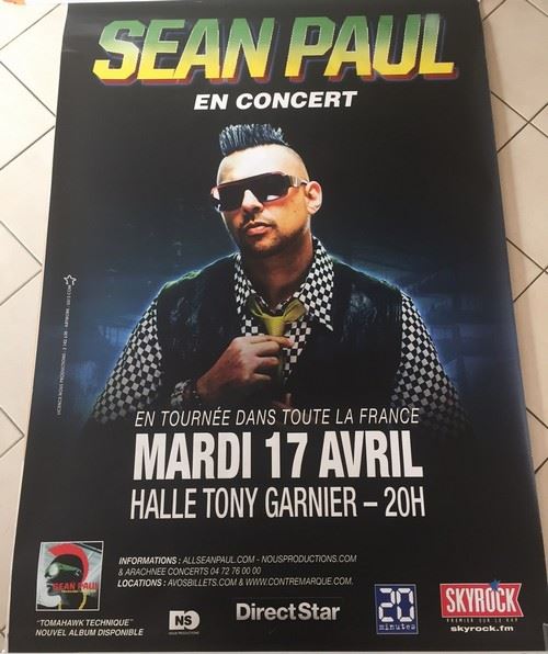 Sean Paul - 120x175 cm - AFFICHE / POSTER