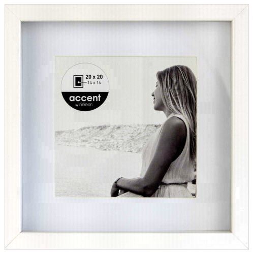 Nielsen Design Cadre Photo en Bois Blanc 20 x 20 cm