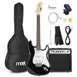 Max GigKit - Guitare Électrique Pack Débutant Ampli 40 Watts - Noire