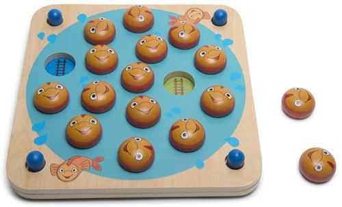 BS Toys jeu de mémoire Memo Pisces 26 x 26 cm bois/carton 20 pièces