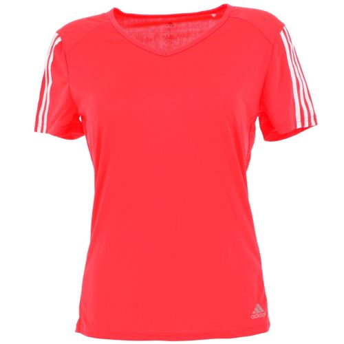 Maillot de running Adidas Run 3s red mc tee l Rouge taille : XS réf : 28781