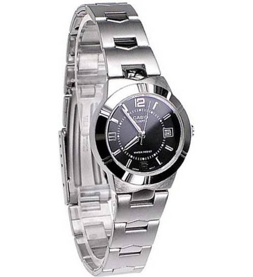 Montre Femme Casio Ltp-1241D-1Adf Argent