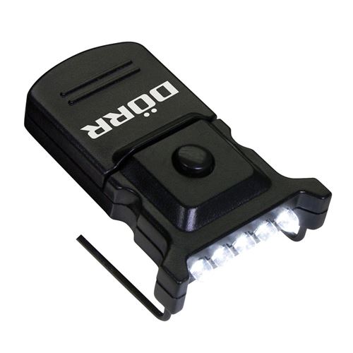 Dörr 980397 CL de 5 Micro 301322 Lampe LED pour plaque/Casquette Noir