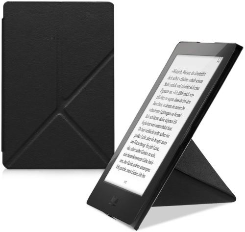 Etui avec Support pour Kobo Aura H2O Edition 2 Noir