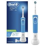 Braun oral b oral b vitality 100 bleu cross action brosse à dent électrique powered by marron,