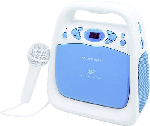 Soundmaster KCD50 blanc/bleue