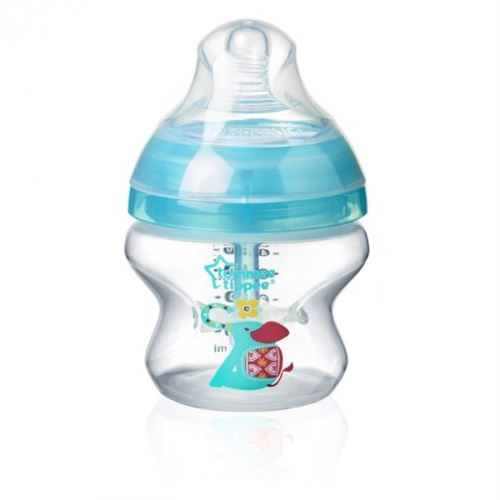 Biberon déco bleu anti colique avancé 150ml - tommee tippee