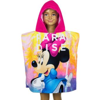 Poncho De Bain Disney Minnie Mouse Cape Pour Enfant Fonce Achat Prix Fnac