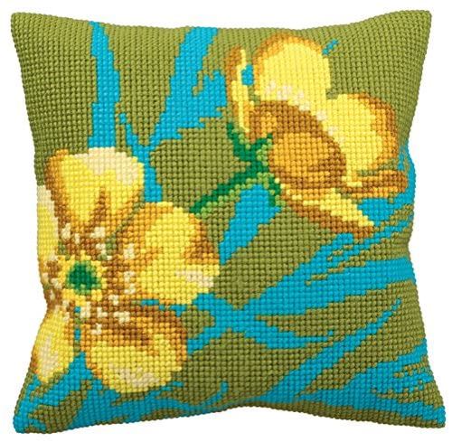 Collection D'Art 5138 Bouton d'Or Kit de Coussin Gros Trous Coton Multicolore 50 x 45 x 0,1 cm [Classe énergétique A]