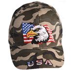 Casquette baseball blanche imprimée drapeau américain FSZ Ref :  CASQ-USA-WH-003 - Casquettes et chapeaux de sport - Achat & prix