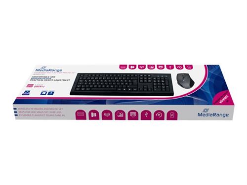 MediaRange MROS104 - ensemble clavier et souris