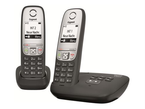 Gigaset A415A Duo - téléphone sans fil - système de répondeur avec ID d'appelant + combiné supplémentaire