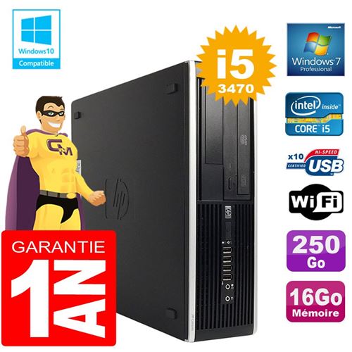 Acheter Pc hp compaq 8300 sff core i5-3470 ram 16go disque 250 go graveur dvd wifi w7 État correct - 189,00 € Pc hp compaq 8300 sff core i5-3470 ram 16go disque 250 go graveur dvd wifi w7 État correct - reconditionné disponible sur Fnac