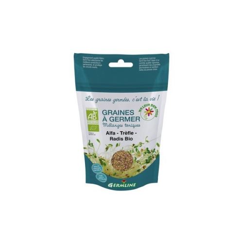 Graines à germer bio GermLine Alfa - Trèfle - Radis
