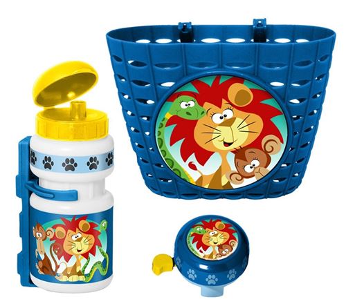 Stamp set d'accessoires Jungle Animals bleu 3 pièces
