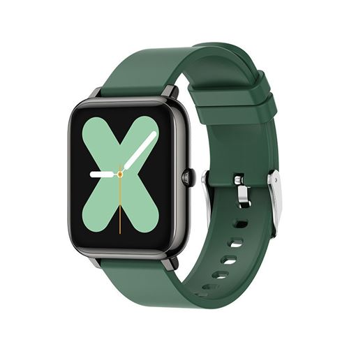 Montre Connectée CHRONUS pour Homme Femmes Enfants avec IP67 Etanche Chronometre Alarme pour Android iPhone-Vert