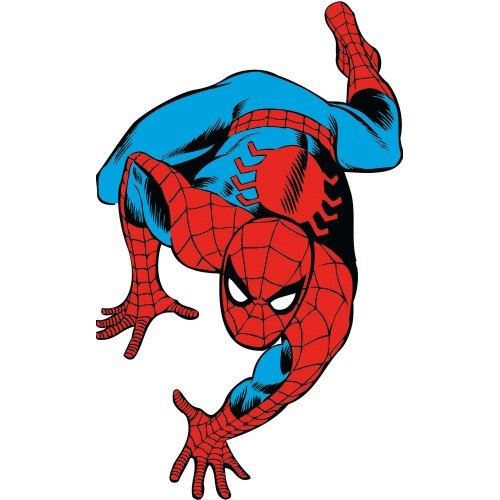 Stickers géant spiderman comics marvel