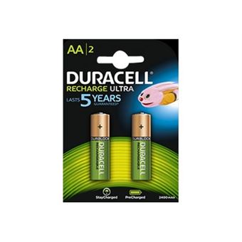Duracell Recharge Ultra - Batterie 2 x type AA - NiMH - (rechargeables) - 2400 mAh
