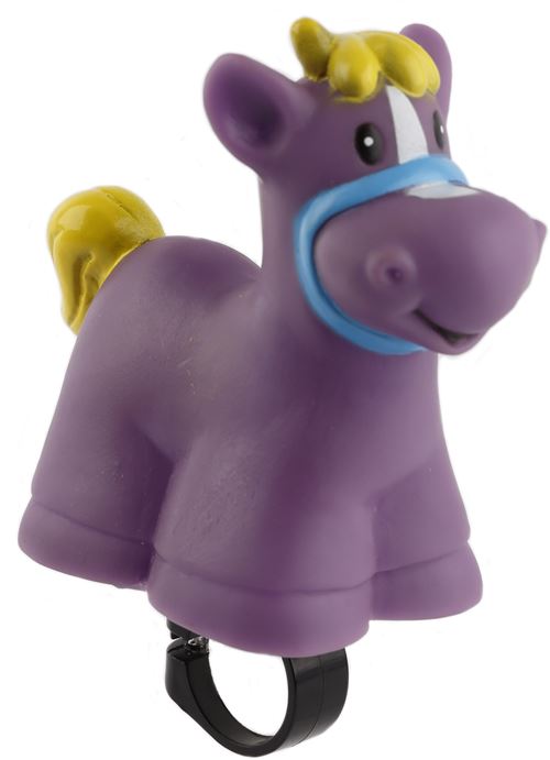 Pexkids corne vélo Paard violet 10cm