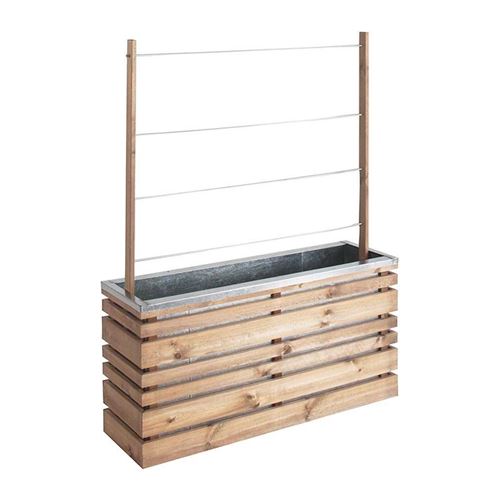 Jardipolys Bac A Fleurs 110 Litres Lign Z Avec Treillis Jardinieres Et Bacs Achat Prix Fnac Bac a fleurs brico depot agreable atemberaubend chauffe eau. jardipolys bac a fleurs 110 litres lign z avec treillis